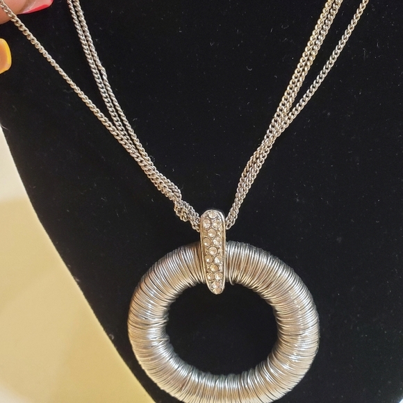 Necklace with Pendant  silver tone - Picture 4 of 8